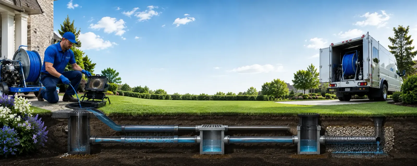 Outdoor drain cleaning information for Windham, NH